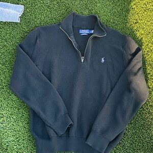Polo by Ralph Lauren Navy Zip-Up Men's Sweater